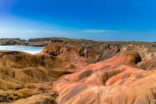 The Petrification Savannah (La Savane des Petrifications) waterfront, Sainte-Anne, Martinique, French Antilles