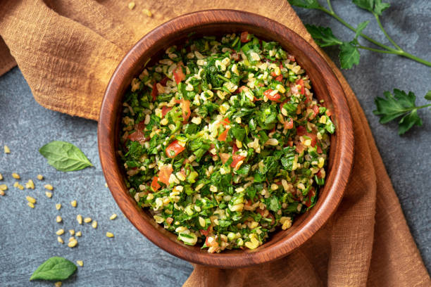 Traditional Arabic salad tabbouleh