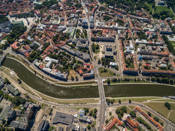 istock Vilnius Old Town With River Neris and Cathedral Square in Background 1308659869