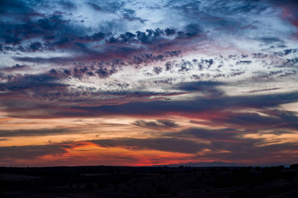 The sky at dawn
