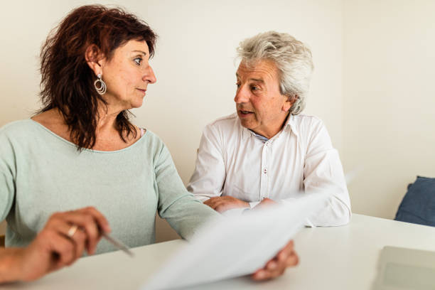 istock checking the private finance at home 1308666780