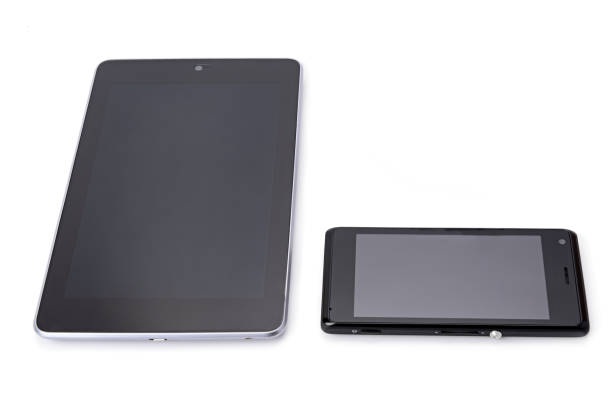 istock digital tablet and smartphone isolated on white background. Free space for text. 1308671415