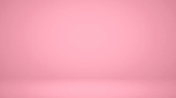 抽象的なピンクのサンゴのグラデーション背景ディスプレイ製品広告ウェブサイトのための空きスペーススタジオルーム - ピンク　背景 ストックフォトと画像