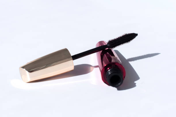 istock a brush of voluminous mascara on a white background. Make-up 1308683658