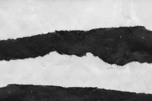 istock Abstract landscape, black and white minimalist art illustration. 1308689870