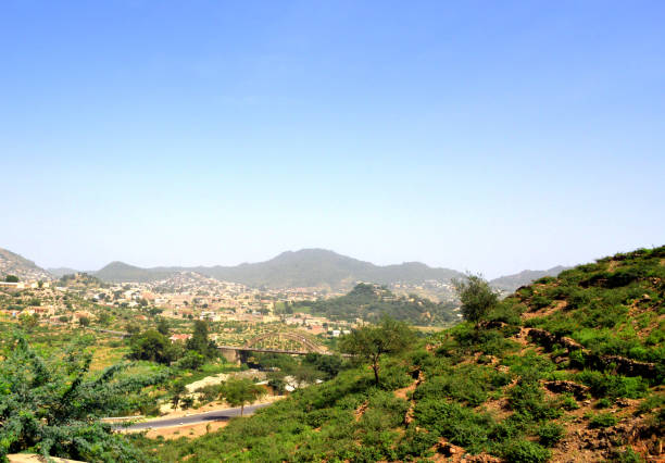 アスマラ・マッサワ道路 - ダマス川に架かる橋、ガンダ、北海地域、エリトリア - state of eritrea ストックフォトと画像