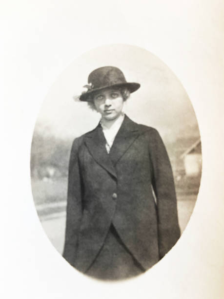 istock Young Woman in 1915 1308701646