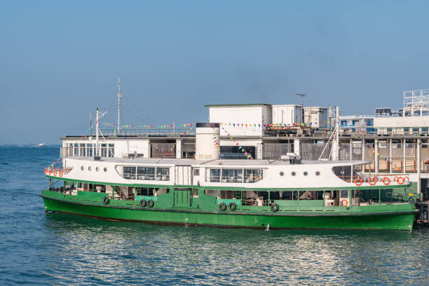 istock Passenger retro ship by the pier. 1308708590