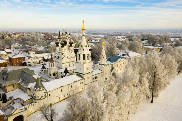 istock Murom cityscape with Trinity convent and Annunciation Monastery, Russia 1308713273