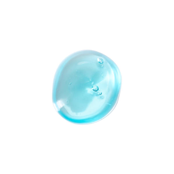 istock Antiseptic hand gel in abstract shape isolated on white 1308723279