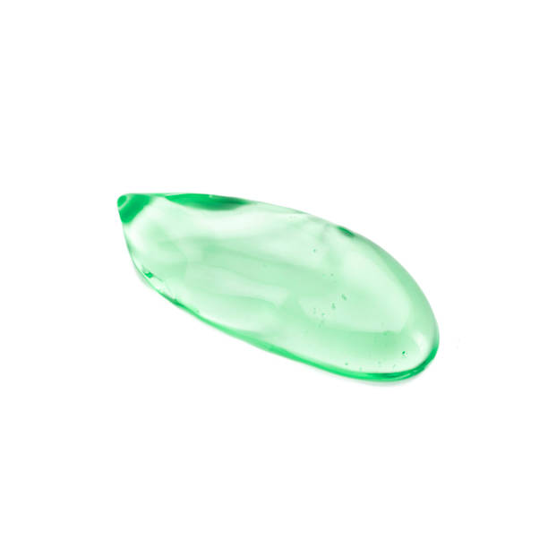 istock Antiseptic hand gel in abstract shape isolated on white 1308723456