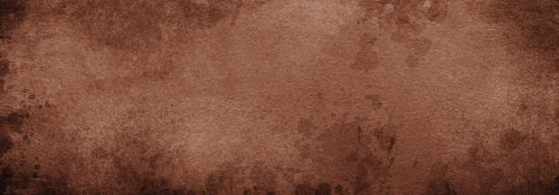 istock Old brown background with problematic vintage grunge texture and spots 1308736034