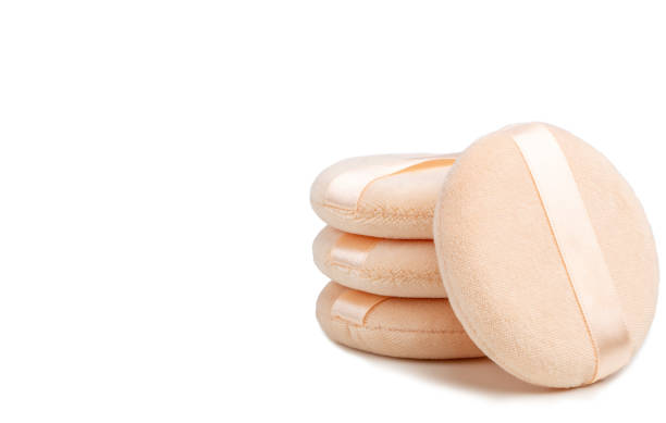 istock Kit of cosmetic puffs for compact powder 1308737207