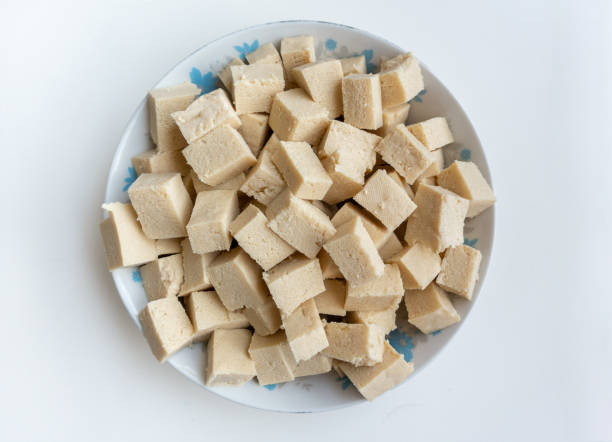 istock Tofu in the plate 1308740863