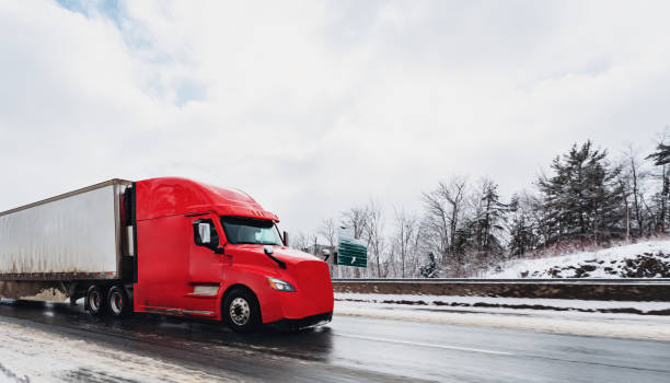 istock Trucking In Winter 1308743931