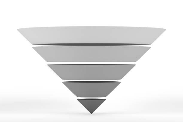 Funnel Graph Funnel Graph ship funnel stock pictures, royalty-free photos & images