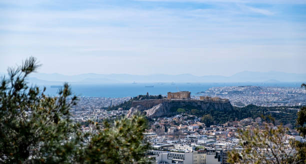 istock Athens, Greece. Acropolis and Parthenon temple, view from Lycabettus Hill. 1308772457