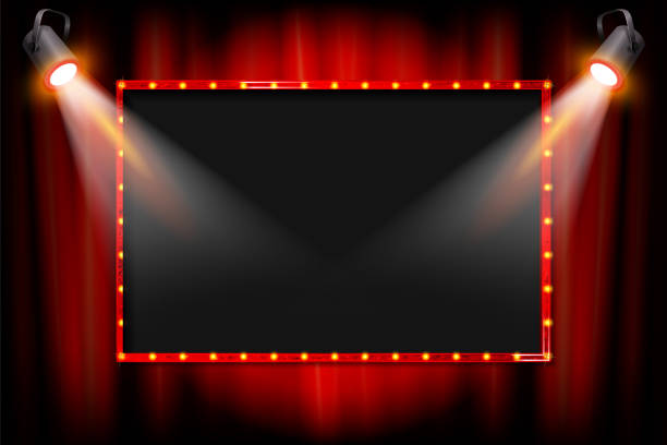 istock Vintage Hollywood movie premiere signs 1308778955