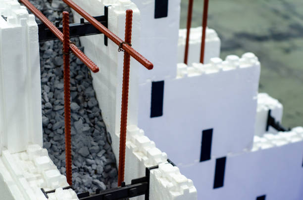 istock Close-up of wall building construction 1308784913