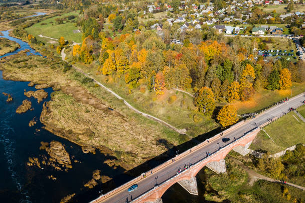 istock Kuldiga city arerial view, Latvia 1308790720
