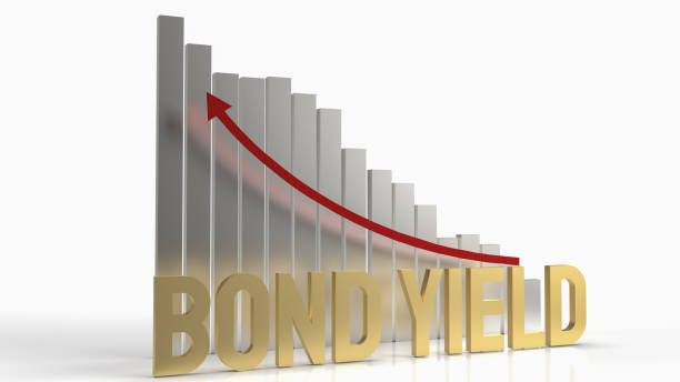 istock The bond yield gold word and chart arrow up  for business content 3d rendering 1308803066