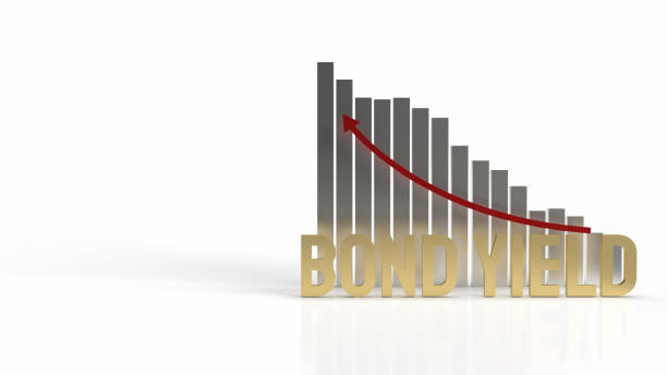 istock The bond yield gold word and chart arrow up  for business content 3d rendering 1308803078