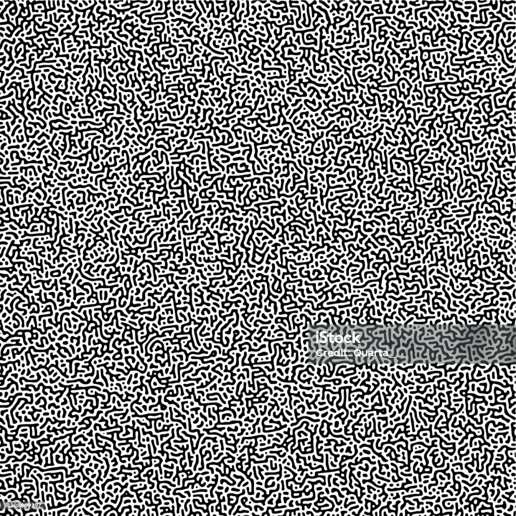 Multiscale Turing Pattern Cyclic Symmetric Multiscale Turing Pattern Monochrome Texture Stock ...