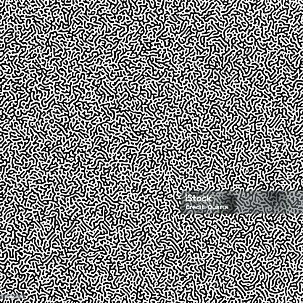 Multiscale Turing Pattern Cyclic Symmetric Multiscale Turing Pattern Monochrome Texture Stock ...