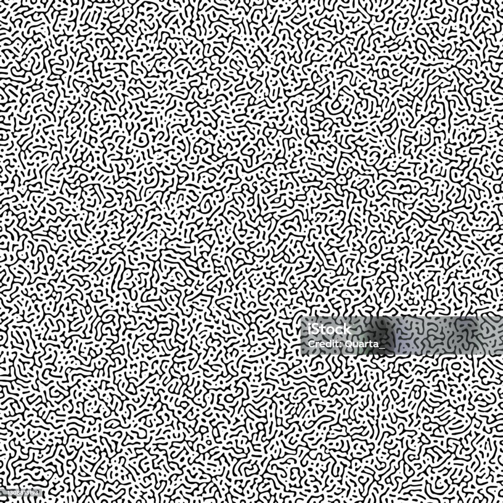 Multiscale Turing Pattern Cyclic Symmetric Multiscale Turing Pattern Monochrome Texture Stock ...