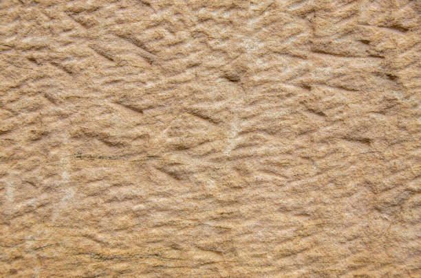 istock Detailed view of a hand-hewn sandstone as texture or background 1308815421