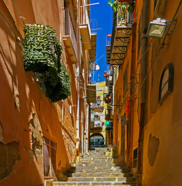istock Street scene in Agrigento, Sicily, Italy 1308817068
