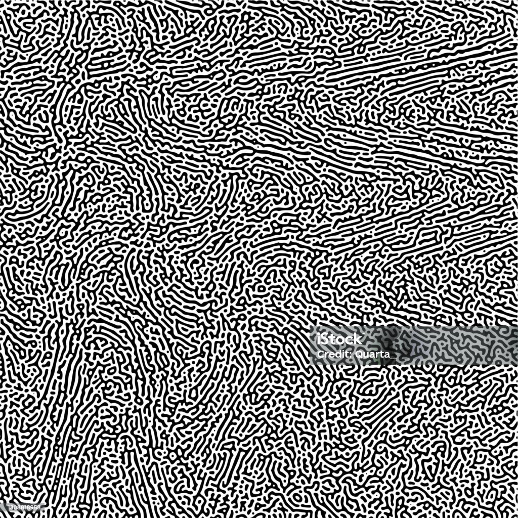 Multiscale Turing Pattern Cyclic Symmetric Multiscale Turing Pattern Monochrome Texture Stock ...