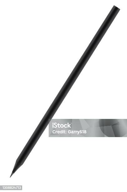 Black Graphite Pencil Stock Photo - Download Image Now - Art, Black And White, Black Color