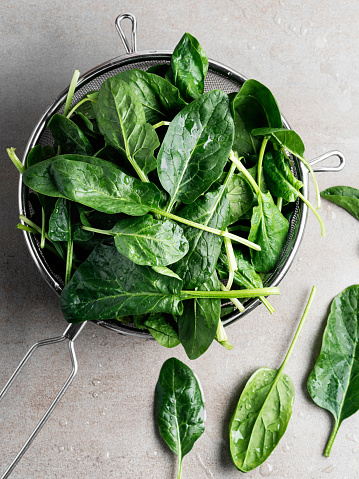 Spinach, Vegetable, Food, Raw Food, Backgrounds, foon and drink, leaves, Spinach leaves, sieve, washed, Clean,