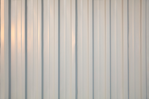 Corrugated metal texture wall background