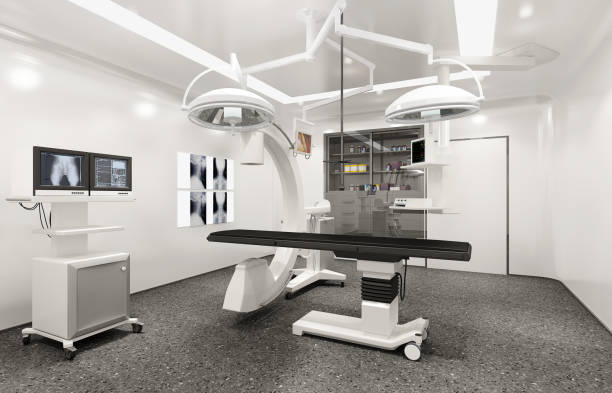 3d render of tomography imaging room 3d render of tomography imaging room x ray equipment stock pictures, royalty-free photos & images