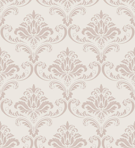 damast nahtlose musterelement. vektor klassische luxus altmodische damast ornament, königliche viktorianischen nahtlose textur für tapeten, textil, verpackung. vintage exquisite floral barocke vorlage. - backgrounds baroque style luxury leaf stock-grafiken, -clipart, -cartoons und -symbole