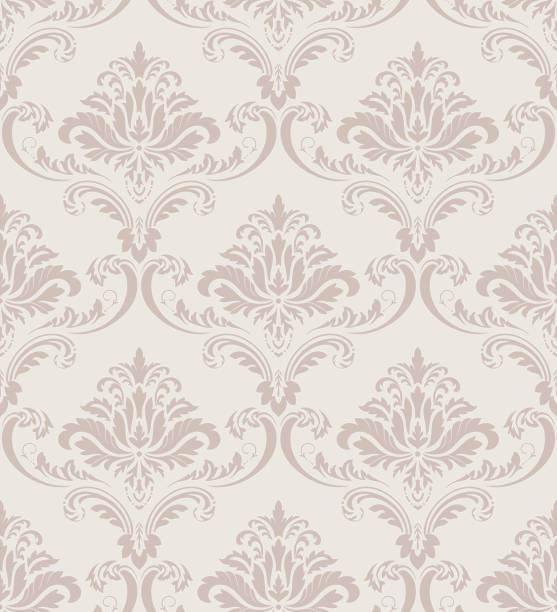 ilustrações de stock, clip art, desenhos animados e ícones de damask seamless pattern element. vector classical luxury old fashioned damask ornament, royal victorian seamless texture for wallpapers, textile, wrapping. vintage exquisite floral baroque template. - pattern backgrounds classical style baroque style