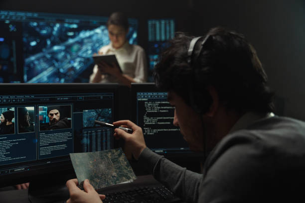 istock Portrait of a man working at a computer and with documents 1308843497