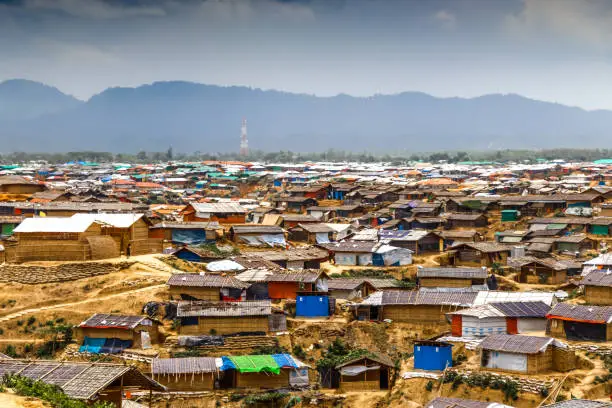 World largest humanitarian response, Rohingya refugee camps in Cox's Bazar, Bangladesh