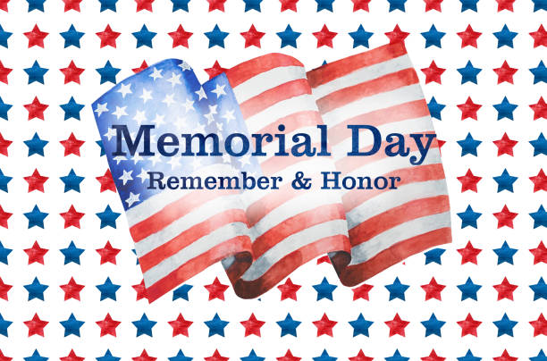 istock Memorial Day. Beautiful greeting card. National holiday concept 1308848502
