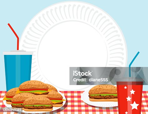 istock BBQ Invitation Template With Copy Space 1308849189