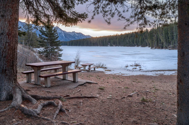 istock Johnson Lake at Sunrise 1308852832
