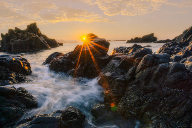 Sunrise on Cu Hin hill, Nha Trang city, Khanh Hoa province, central Vietnam
