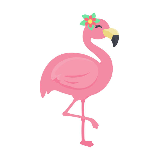 CROWNED BEAUTY Gartenflagge „Hello Summer“ – Flamingo-Design, Doppelseitig, 30,5 X 45,7 Cm, Wetterfest