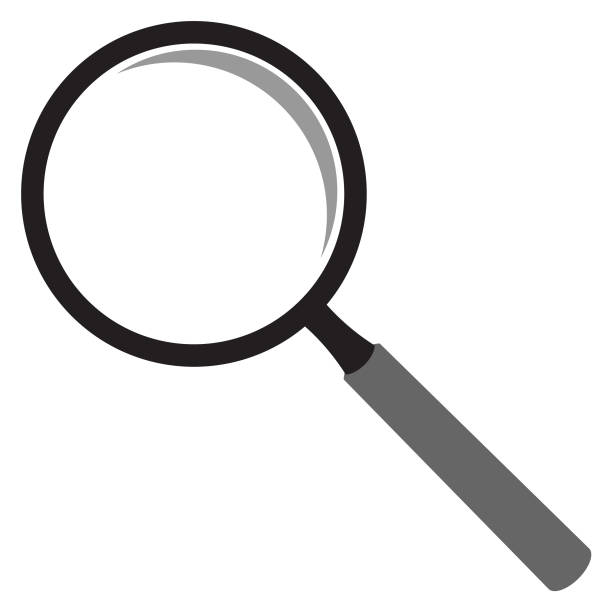 虫眼鏡 - seo design search engine magnifying glass点のイラスト素材／クリップアート素材／マンガ素材／アイコン素材