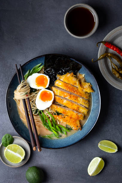 istock ramen soup with chicken, egg, and noodles 1308871942