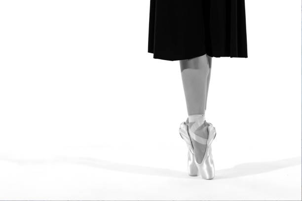 Ballet dancer performing en pointe.