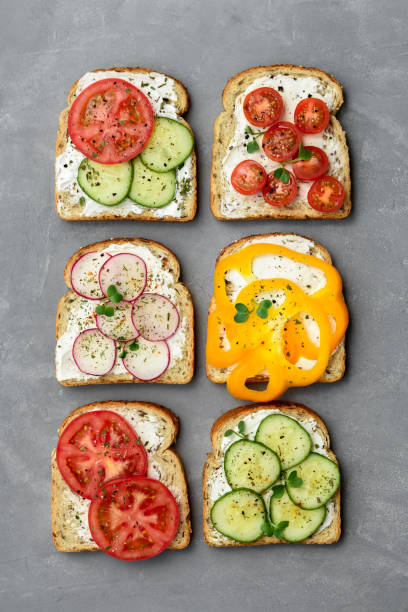 istock Healthy vegetarian sandwiches 1308882855