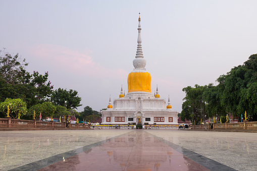 Phra That Nadun is a famous historical landmark of Maha Sarakham Province, Thailand.